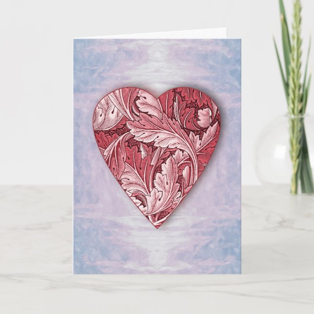 Carte Abstraite de Modèle de coeur complet Valenti (Devant)