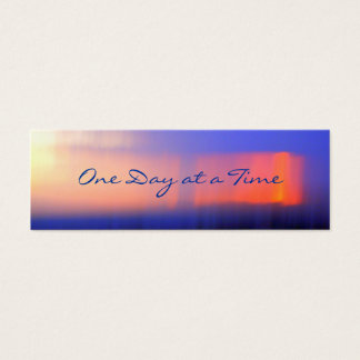 Carte Abstraite de profil Sunset 12 étapes ou sign
