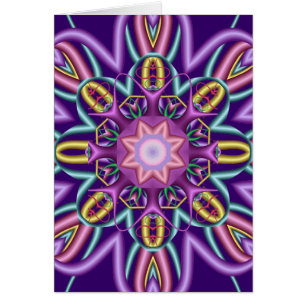 Carte abstraite décorative dans des couleurs à la