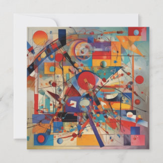 Carte Abstraite moderne
