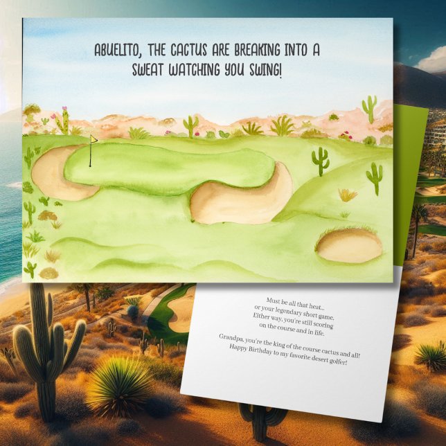 Carte Abuelito, parcours de golf dans le désert pour ann (Créateur téléchargé)