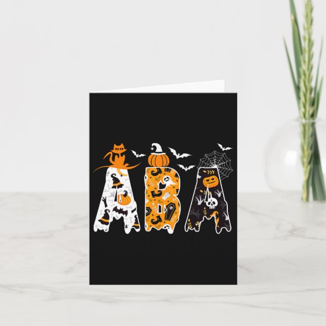 Carte Aby Thérapiste Costume Halloween Rbt Futur Bcby Sp (Devant)