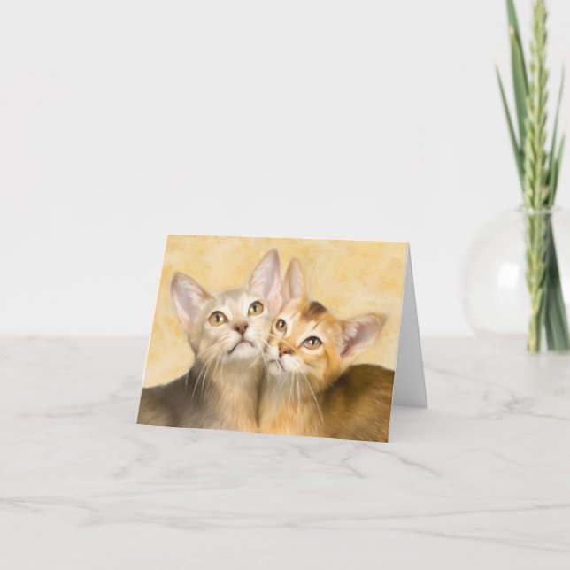 Carte Abyssinian Kittens (Devant)