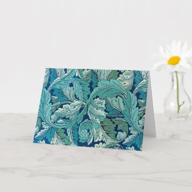 Carte Acanthus Green, William Morris (Petite plante)