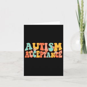 Carte Acceptation de la sensibilisation sur l'autisme Su