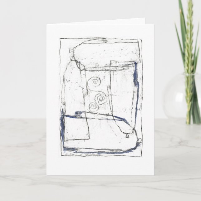 Carte Acceptation de l'impermanence. (Devant)