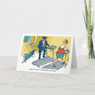 Carte Accident de tapis roulant de bande dessinée