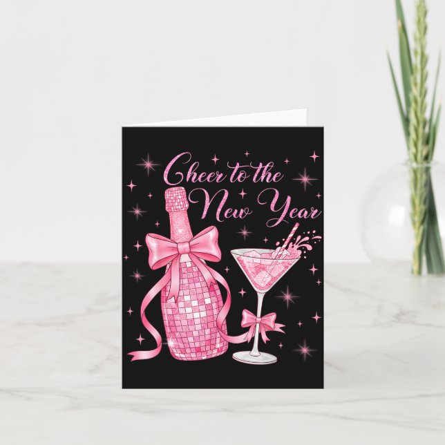 Carte Acclamations à la nouvelle année Bonne année 2026  (Devant)