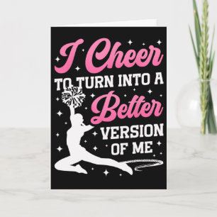 Carte Acclamations Cheerleading I Cheer Pour Devenir Un