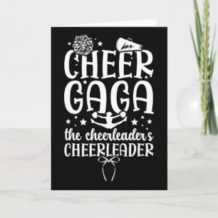 Carte Acclamer Gaga d'une meneuse de claque Gaga Fière d