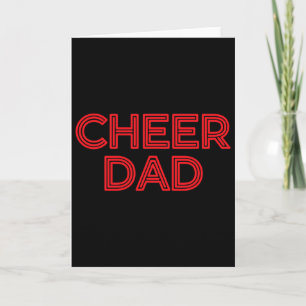 Carte Acclamer Papa Rouge Cheerleading _1
