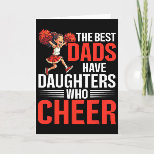 Carte Acclamez Papa Cheerleading Fête des Pères _1