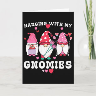 Carte Accroché à Mes Gnomes Mignon Cadeau de la Saint-Va