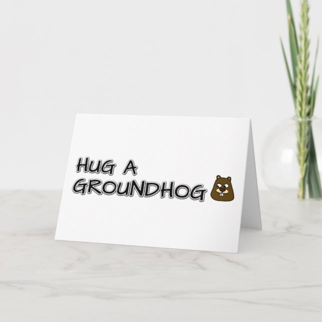 Carte Accrocher une marmotte (Devant)
