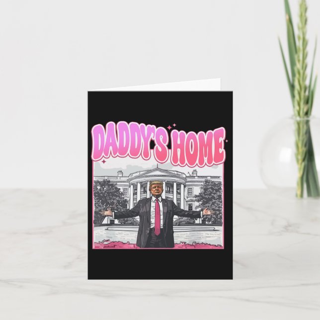 Carte Accueil Donald Trump 2024 (Devant)