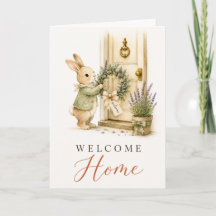 Accueil Maison Aquarelle Lapin Nouvelle Maison Fél