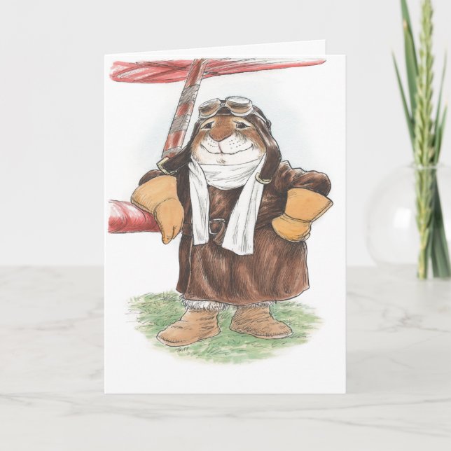 Carte Ace Rabbit aviator card (Devant)