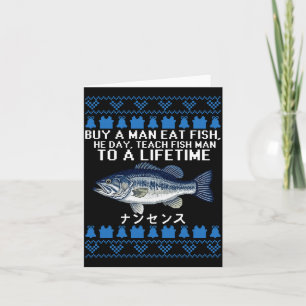 Carte Acheter un homme manger du poisson drôles de chemi