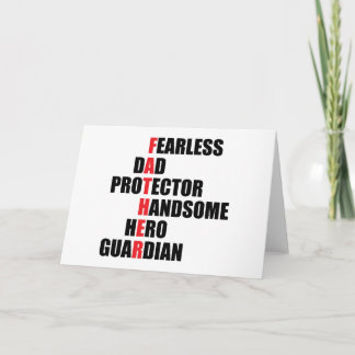 Carte Acrostiche de père