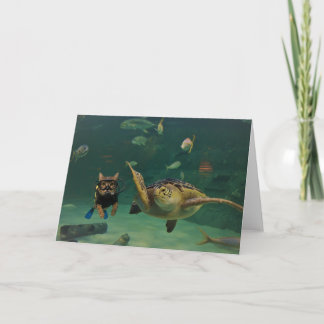 Carte Action Cats! Card