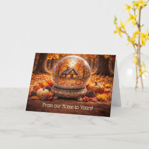 Carte Action de grâce de notre maison à la vôtre Mignonn