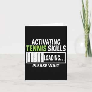 Carte Activation Tennis Compétences Chargement Veuillez