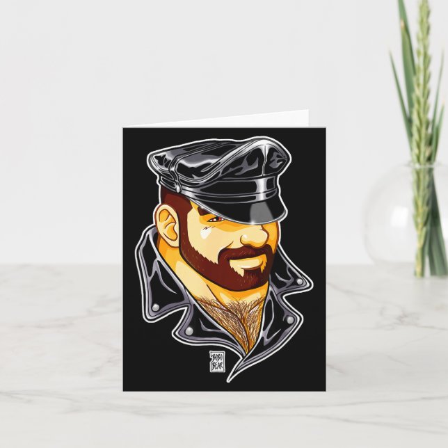 Carte Adam Likes Leather Hat  (Devant)