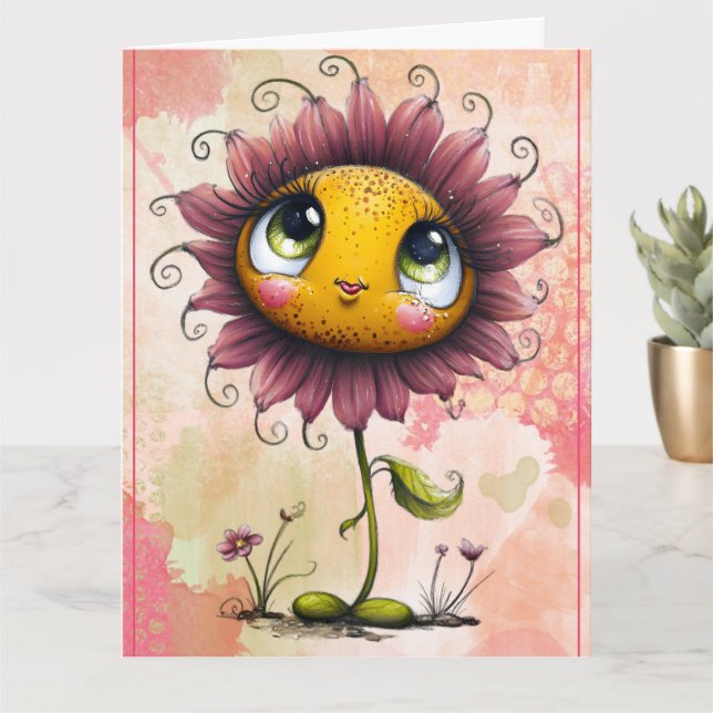 Carte Add your special message  (Petite plante)