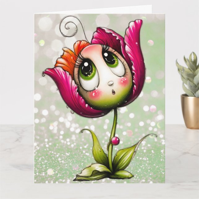 Carte Add your special message  (Petite plante)