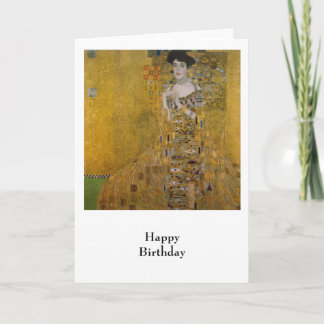 Carte Adele Bloch Bauer par Gustav Klimt