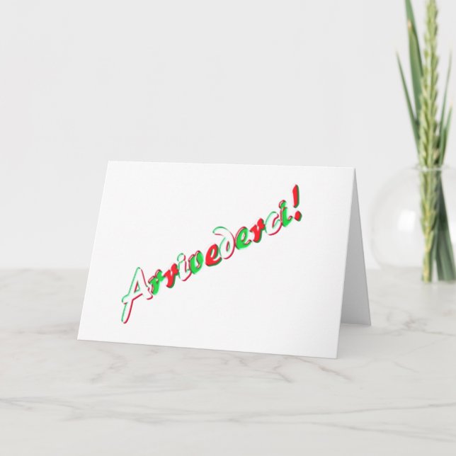 Carte adieu (Devant)