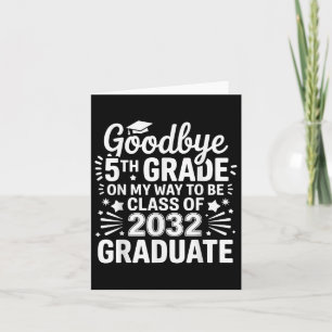 Carte Adieu 5e classe De 2032 Diplômé 5e année