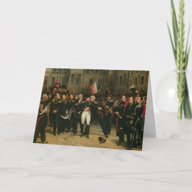 Carte Adieu de offre du napoléon I à l'impérial (Devant)