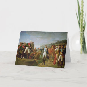 Carte Adieu du napoléon I et de l'Alexandre I