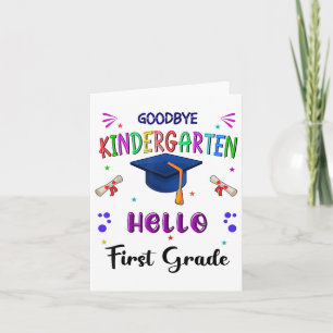 Carte Adieu maternelle Graduation Cl 2025 1ère année