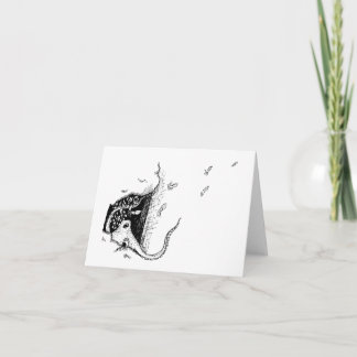 Carte Adieu octopus