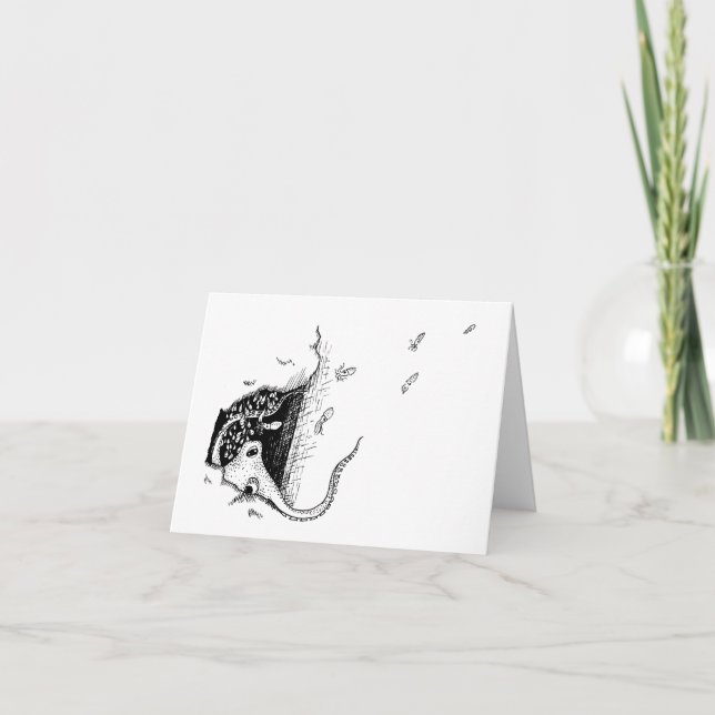 Carte Adieu octopus (Devant)