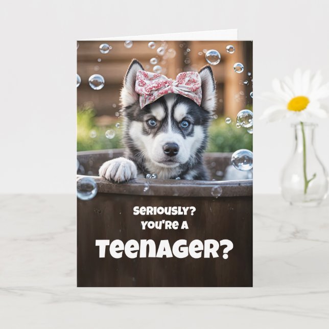 Carte Adolescent Adolescente Joyeux Anniversaire Mignon  (Petite plante)