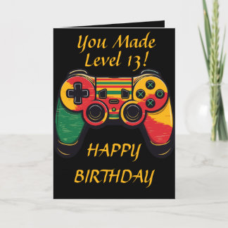 Carte Adolescent Cool Niveau 13 Joueur