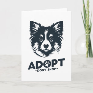 Carte Adoptez, n'achetez pas 3