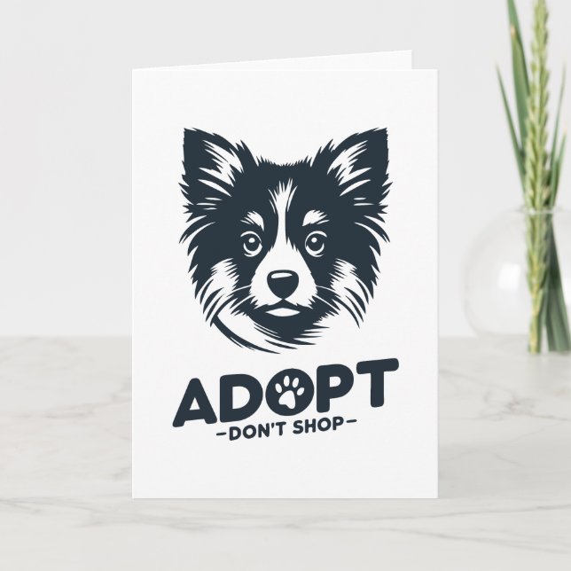 Carte Adoptez, n'achetez pas 3 (Devant)