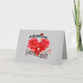 Carte Adoption Forever Family Card