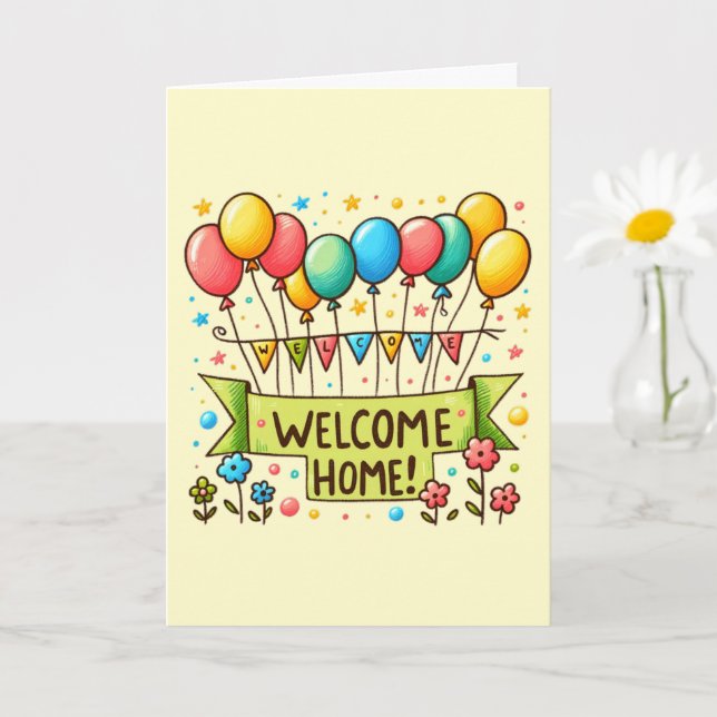 Carte Adoption & Foster - Bienvenue dans la famille! (Petite plante)