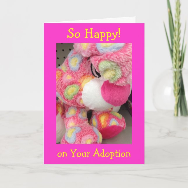 CARTE ADOPTION=TELLEMENT D'AMOUR/TELLEMENT DE KISSES-CON (Devant)