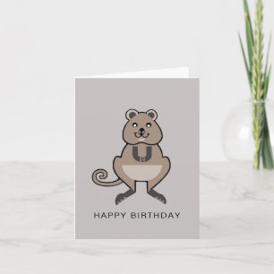 Carte  Adorable QUOKKA- faune australien -