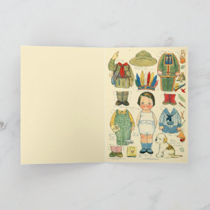 Carte Adorable Reproduction d'art amérindien