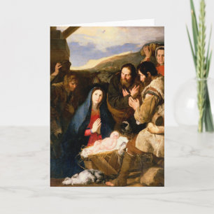 Carte Adoration des bergers, 1650