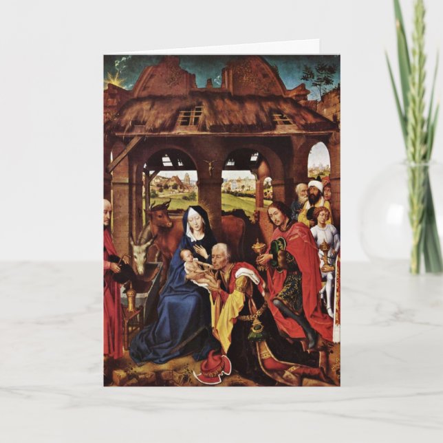 Carte Adoration des Magi par Rogier van der Weyden (Devant)