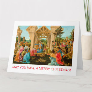 Carte Adoration du Magi Sandro Botticelli 1478-1482