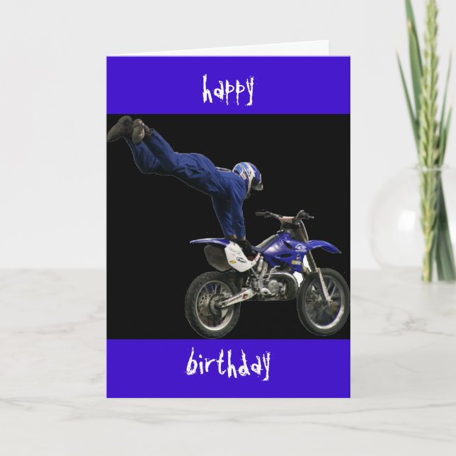 Carte aerial moto-cross #3 vert (Devant)